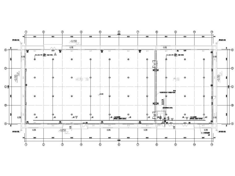 丙类车间建筑施工图资料下载-丙类厂房及仓库强电施工图（2019）
