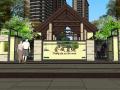 知名企业金域蓝湾东南亚住宅景观模型设计