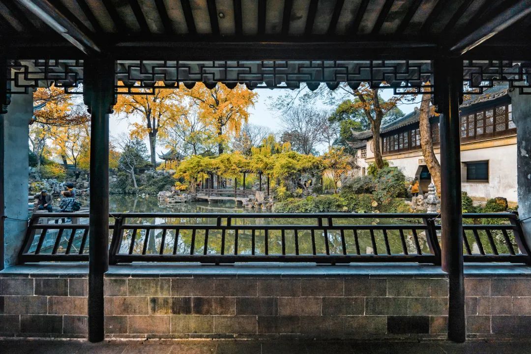 五峰仙馆平面布局图 宴会开始前 客人可在鹤所赏仙鹤 酒酣微醺时