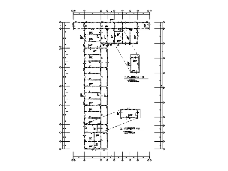 餐饮综合楼建筑施工图资料下载-[遵义]职教中心综合楼及食堂结构施工图2019