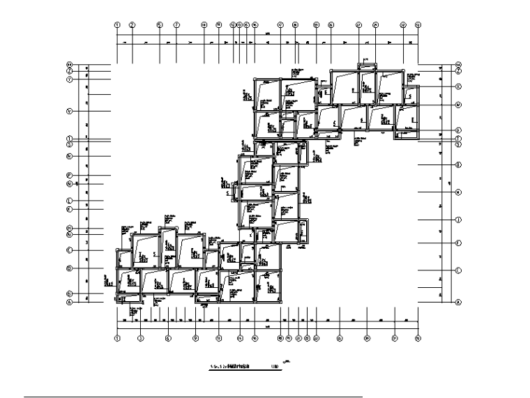 等风来民宿设计方案资料下载-[遵义]24栋底框结构度假民宿结构施工图2015