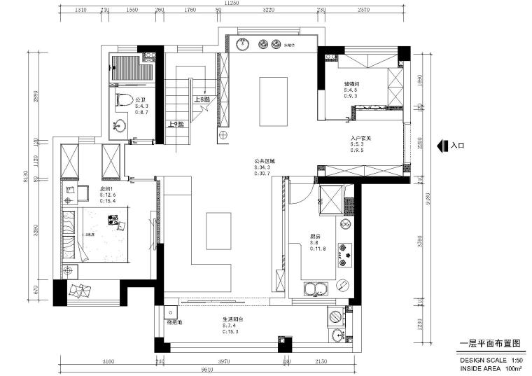 建筑施工图洛阳资料下载-[河南]洛阳现代复式住宅施工图_附效果图