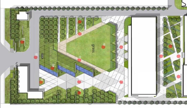 广场景观方案案例资料下载-[北京]大兴成衣工厂广场景观设计方案