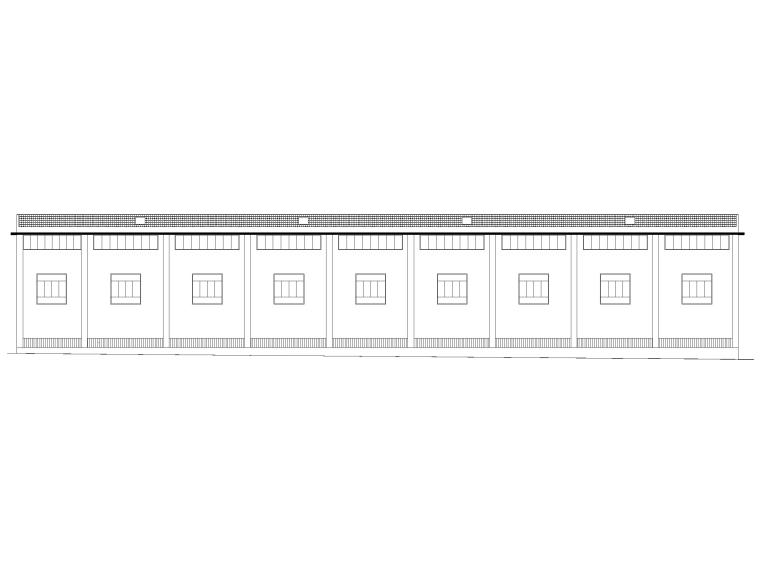 熟料库网架结构资料下载-单层框结结构救灾物资储备库建筑施工图2020