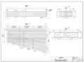 钢混盖板涵端部预制斜交盖板钢筋构造图