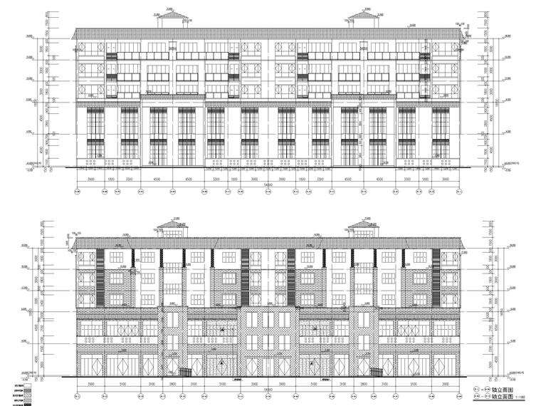 安置房工程建筑、节能、绿建含招标文件-4#楼立面图