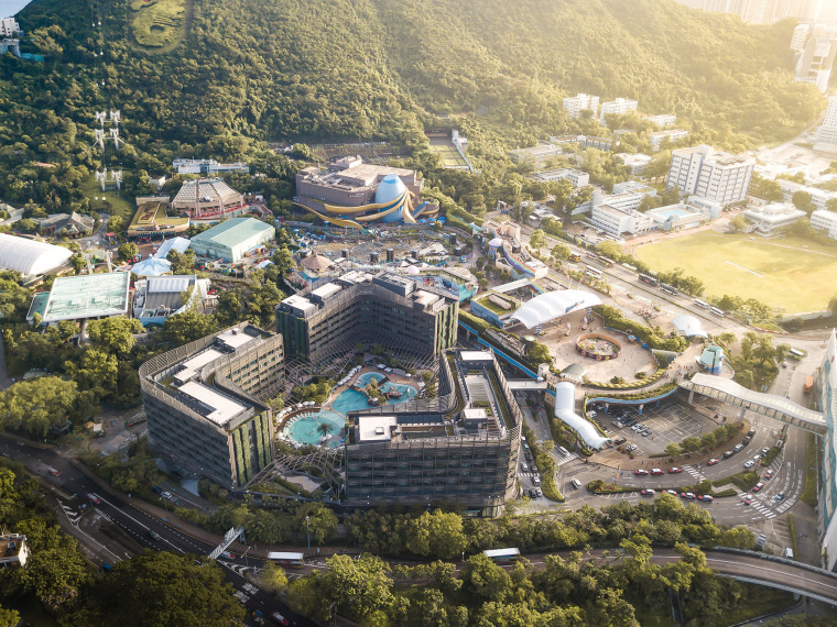 公园设计平面素材资料下载-香港海洋公园万豪酒店设计官方摄影+JPG平面