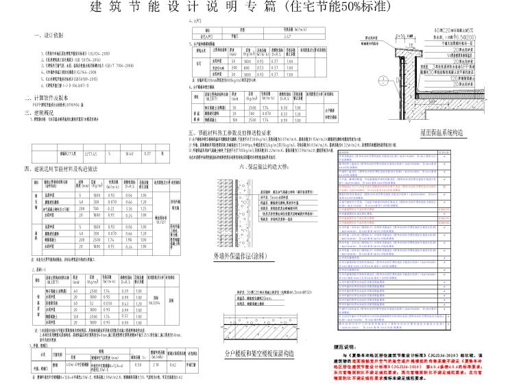 安置房工程建筑、节能、绿建含招标文件-建筑节能设计说明专篇