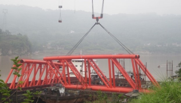 大跨径缆索吊装资料下载-大跨径钢管混凝土拱桥施工新技术研究与应用