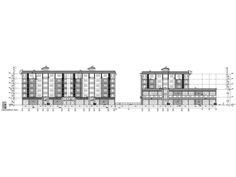 安置房工程建筑、节能、绿建含招标文件-1#立面图2