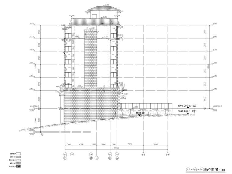 安置房工程建筑、节能、绿建含招标文件-1#立面图3