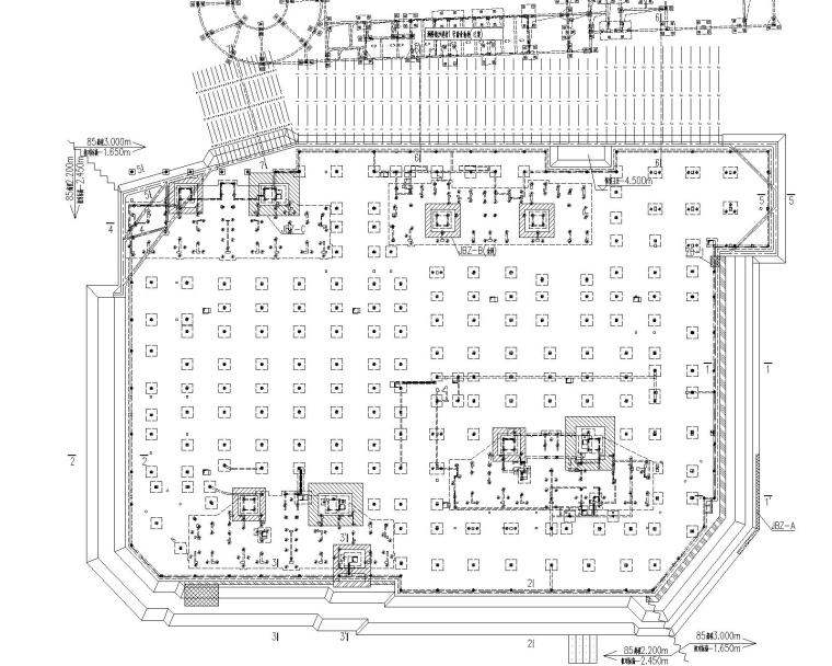 施工总平面布置图块dwg资料下载-​基坑围护平面布置图2020