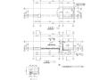 某门卫室带大门围墙结构施工图CAD