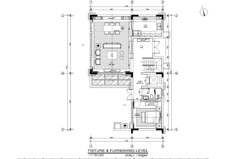 户型室内效果图资料下载-[福建]龙岩某户型别墅样板房施工图_效果图