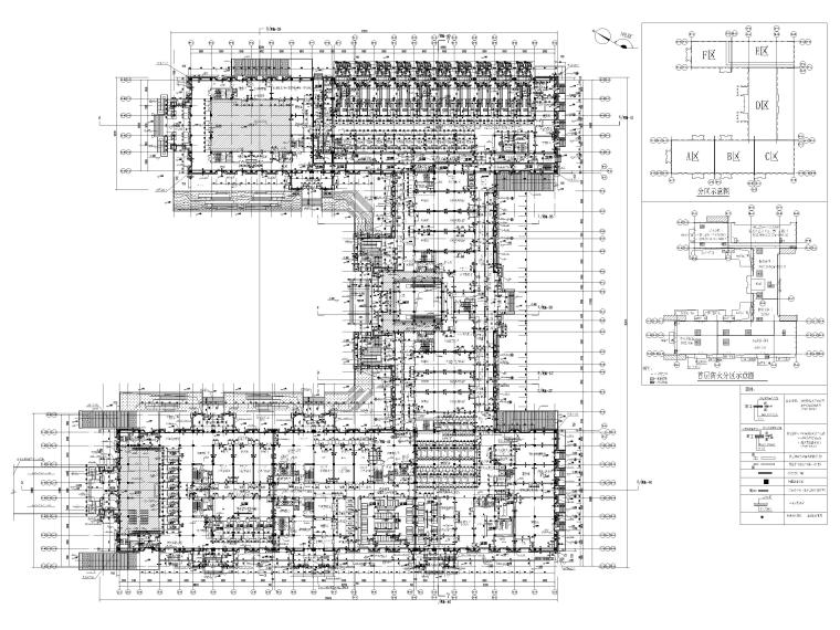 [天津]第一殡仪馆改扩建工程项目全套施工图-主礼楼一层平面图