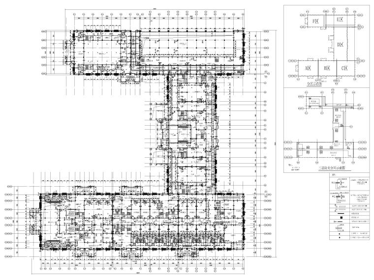 [天津]第一殡仪馆改扩建工程项目全套施工图-主礼楼二层平面图