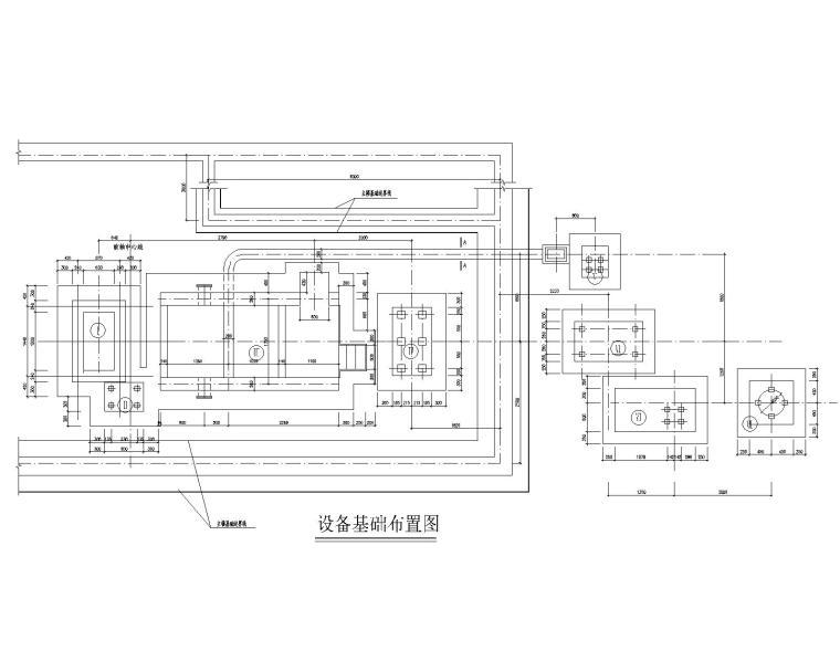 设备混凝土基础结构资料下载-锅炉房混凝土结构施工图及设备基础图CAD