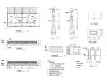 休息亭、长廊、围墙混凝土结构施工图CAD