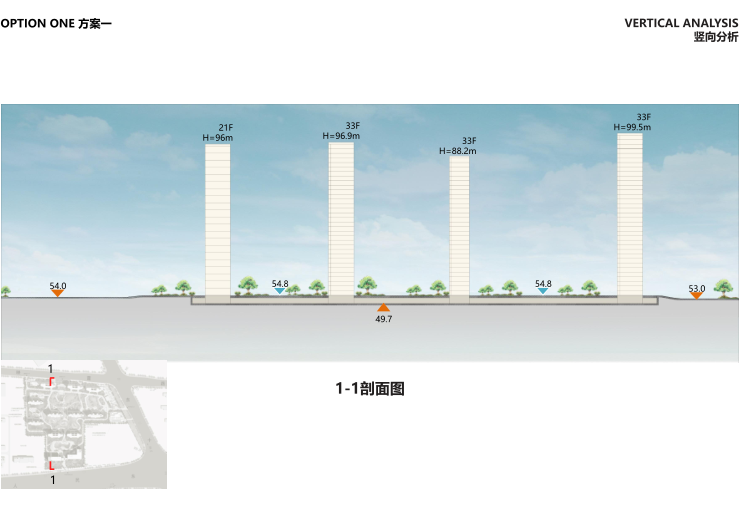 长沙东十路高层公寓_复式跃层投标方案2019-竖向分析