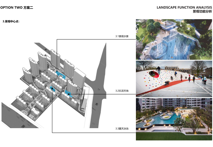 长沙东十路高层公寓_复式跃层投标方案2019-方案二景观功能分析
