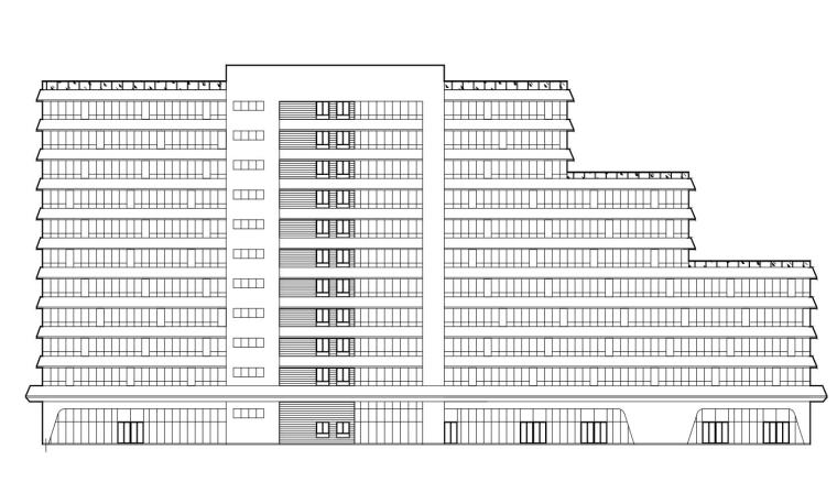 独立建筑施工图资料下载-[重庆]两江新区人才孵化中心建筑施工图设计