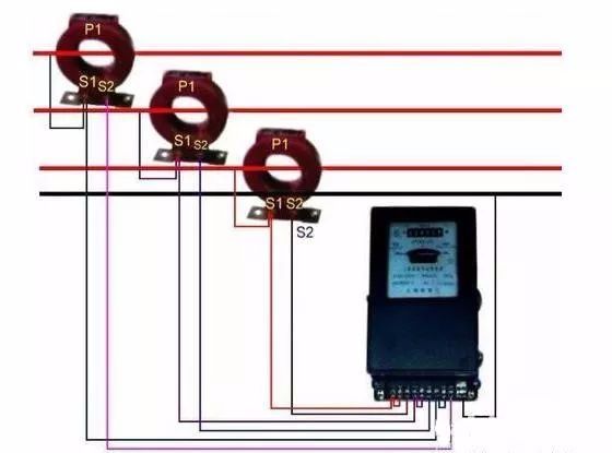 电表安装图纸资料下载-低压配电柜接互感器电度表怎么接线？