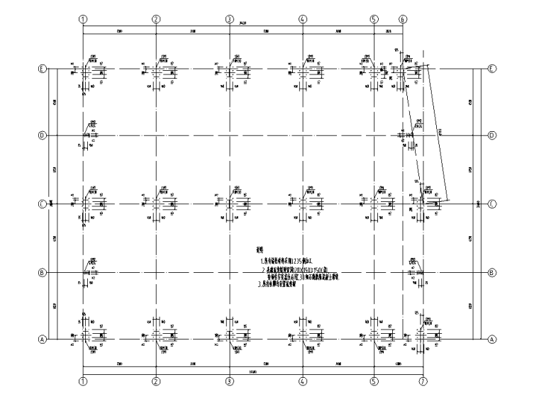 12米跨门架资料下载-[毕节]连跨门式刚架结构厂房结构施工图2019