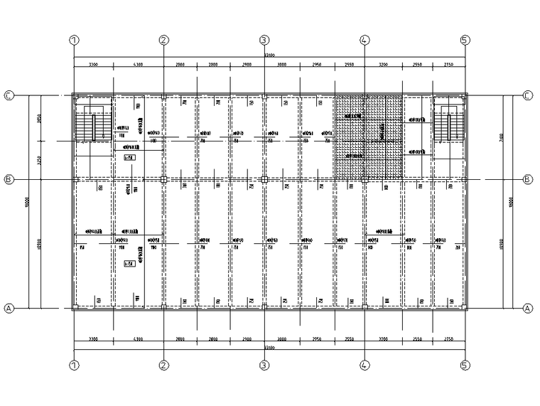 4层施工图纸资料下载-[毕节]4层框架结构职工活动中心施工图2020