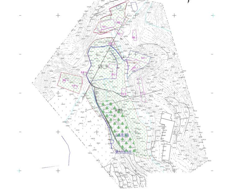 地产景观复盘资料下载-[四川]某矿山复绿改造景观施工图