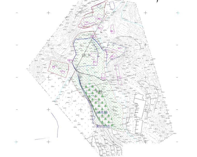 矿山生态复绿技术资料下载-[四川]某矿山复绿改造景观施工图