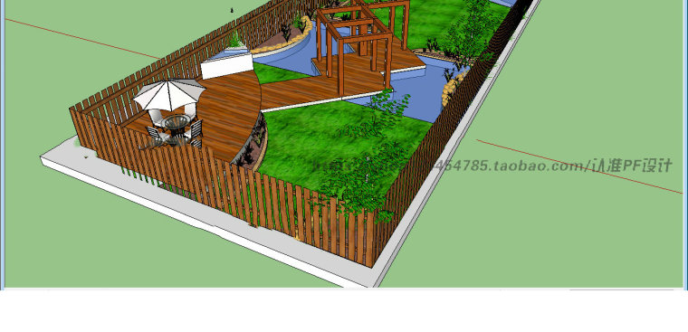 小区屋顶花园文本资料下载-120套屋顶花园及庭院设计景观SU模型