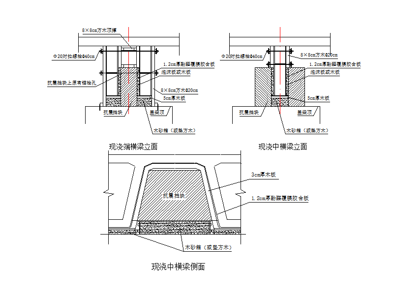 横隔梁与湿接缝图片