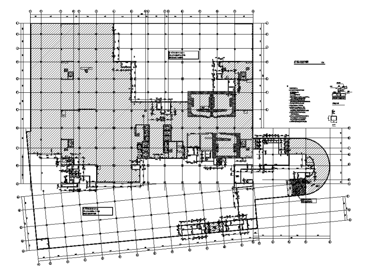 地下井室图纸资料下载-[广州市]医院地下4层人防工程结施图纸2020