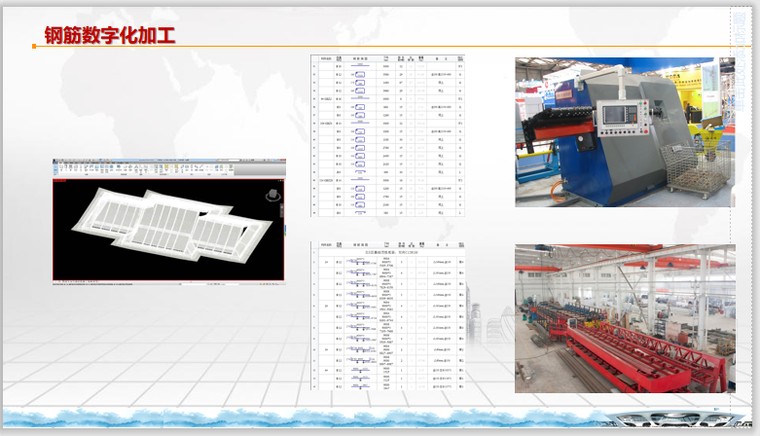 高峰论坛建筑施工BIM实践与思考讲座PPT-钢筋数字化加工