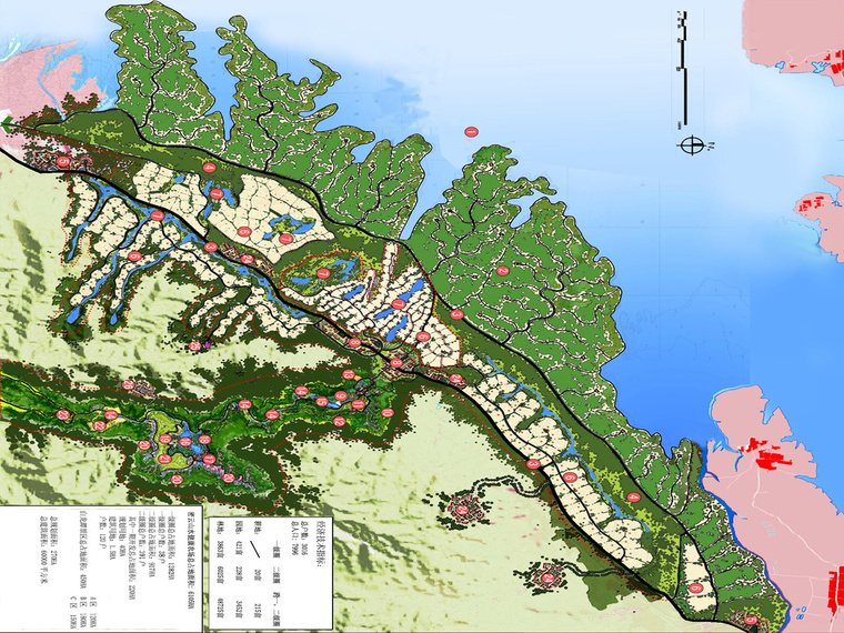 [北京]城郊旅游度假村景观设计方案-3总平面