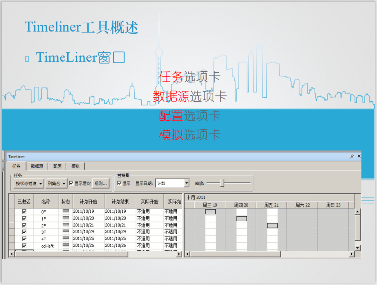 BIM系列入门教程6.4Navisworks施工模拟-Timeliner工具概述