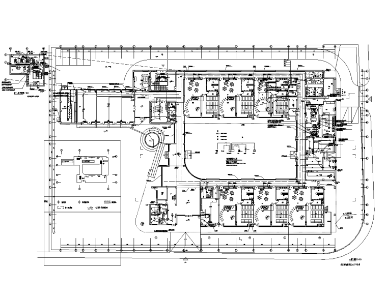 体育建筑空调电气施工图资料下载-上海3层配套幼儿园强弱电电气施工图