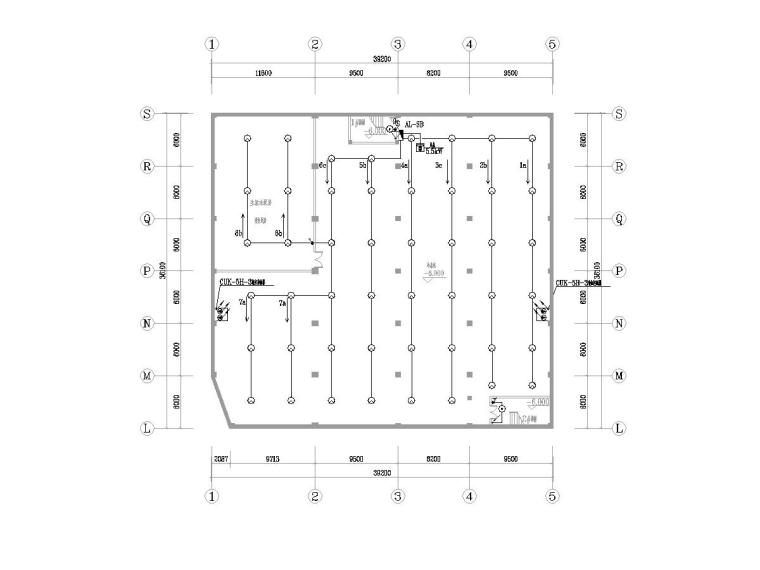 400平米广场电气施工图资料下载-[广东]3200平米厂房电气施工图