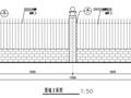 知名企业标准永久性围墙详图设计