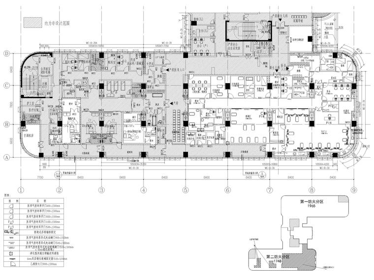 [广州]呼吸中心住院楼项目工程装修施工图-医院空间装修-筑龙室内设计