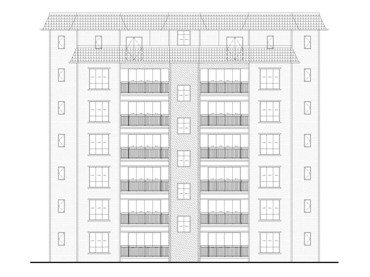 园型建筑施工图资料下载-易地扶贫搬迁就业产业园干部宿舍建筑施工图