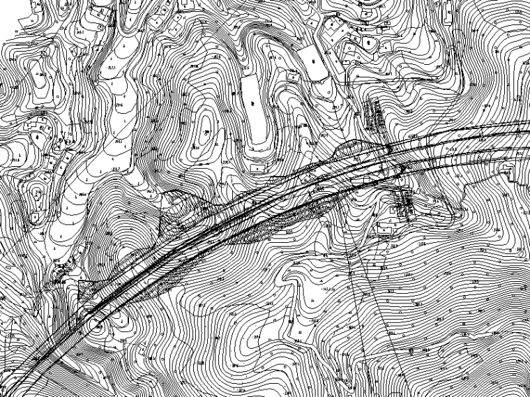 高铁隧道渗漏水资料下载-[重庆]隧道及进出水管道工程图纸设计