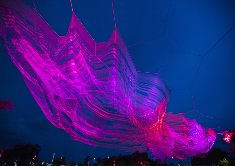 7天最热丨景观周精选案例（07.27~08.02）-5_STP_Echelman_PhotoBrianAdams_84