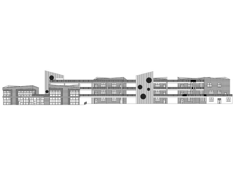 养老康复中心建筑施工图资料下载-三层框架结构幼儿园建筑施工图2019