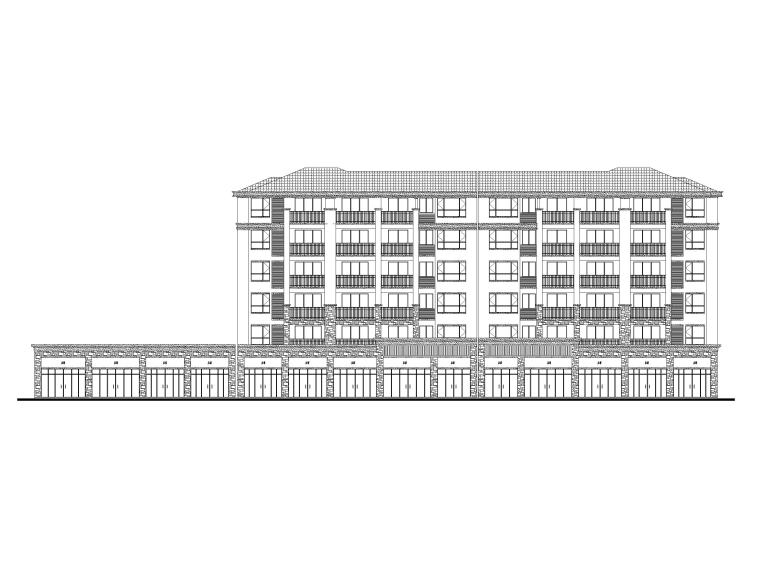 住宅建筑施工图含大样资料下载-多层安置房住宅建筑施工图含标文件