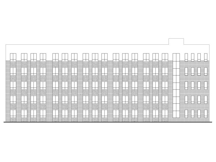 框架结构建筑施工图cad资料下载-框架结构市职教中心建筑施工图2019