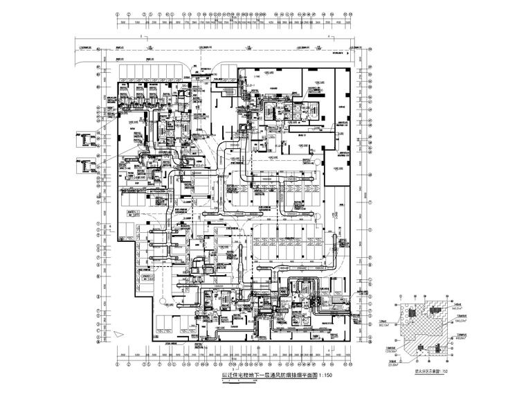 2020施工图设计资料下载- [广州]人民医院扩建回迁楼暖通施工图2020