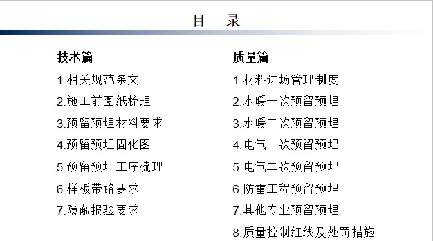 线管敷设抹灰技术交底资料下载-安装预埋工程技术质量标准交底