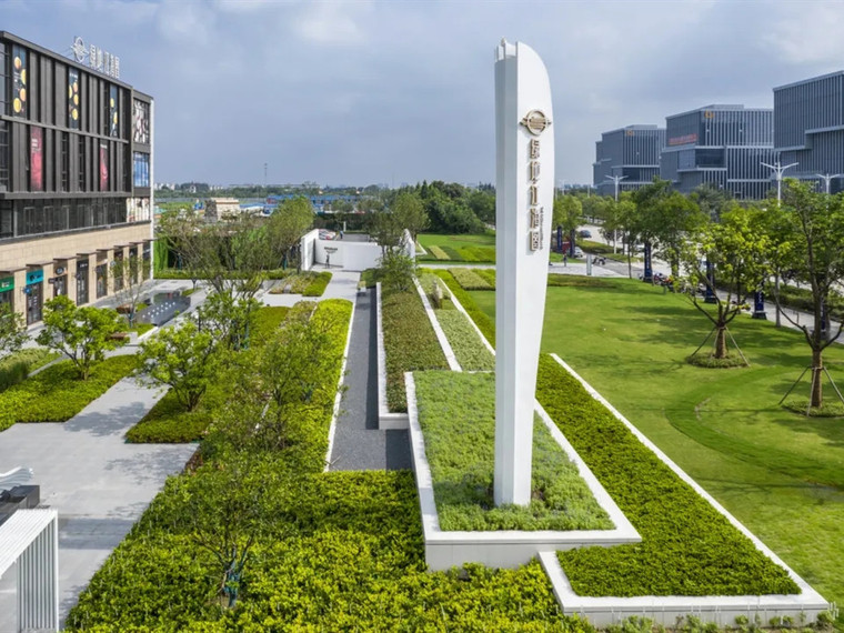 南通绿地香港江海图示范区景观