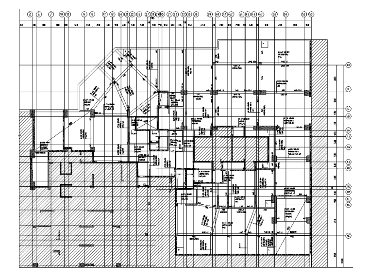 地下井室图纸资料下载-[广州]框剪结构地下室人防工程结施图纸2020
